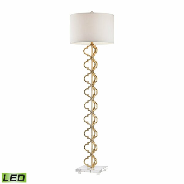 Elk Signature Castile 62'' High 1-Light Floor Lamp - Gold Leaf - Includes LED Bulb D2932-LED